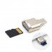 品名: 鋅合金type-c microSD/tf手機SD卡usb3.1多功能type-c otg SD卡(顏色隨機)(support 500GB SD card) J-14722