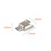 品名: 鋅合金type-c microSD/tf手機SD卡usb3.1多功能type-c otg SD卡(顏色隨機)(support 500GB SD card) J-14722