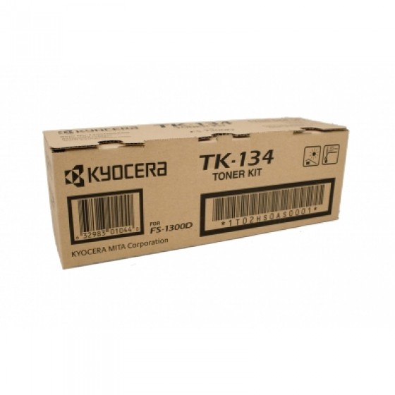 Kyocera TK-134 黑色碳粉匣(原廠) 全新 G-2881