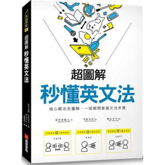 超圖解秒懂英文法：核心概念全圖解，一眼瞬間掌握文法本質 語研學院田中茂範、弓桁太平 六成新 G-1454