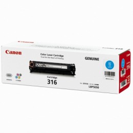 Canon 316 C 藍色碳粉匣(副廠) 全新 G-3290