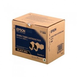 EPSON S050594 黑色碳粉匣(雙包裝)(原廠) 全新 G-3680