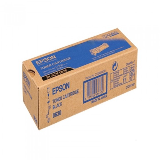 EPSON S050630 黑色碳粉匣(原廠) 全新 G-3685