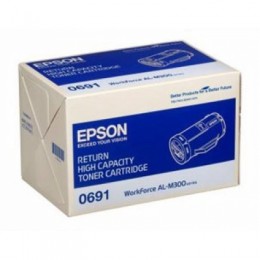 EPSON S050691 黑色碳粉匣(高容量)(副廠) 全新 G-3729