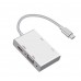 品名: USB 3.1 Type-C轉HDMI VGA DVI HUB TYPE-C轉HDMI(顏色隨機) J-14640 全新 G-4363