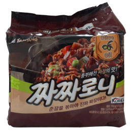 黑色炸醬麵 짜짜로니 140g/5包 全新 G-4585