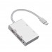 品名: USB 3.1 Type-C轉HDMI VGA DVI HUB TYPE-C轉HDMI(顏色隨機) J-14640 全新 G-4617