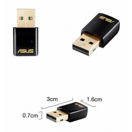 ASUS華碩 USB-AC51 雙頻Wireless-AC600 WiFi介面卡 全新 G-4714