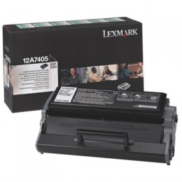 Lexmark 12A7405 黑色碳粉匣(副廠) 全新 G-4743