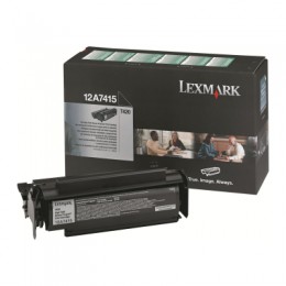 Lexmark 12A7415 黑色碳粉匣(副廠) 全新 G-4744