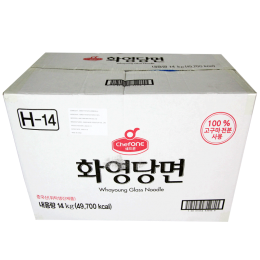 CHEFONE冬粉청정원쉐프원화영당면14kg 全新 G-4856