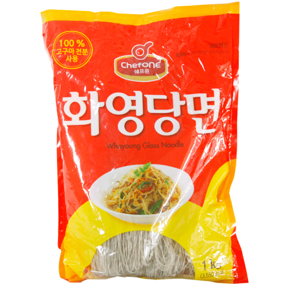 CHEFONE冬粉청정원쉐프원화영당면1kg 全新 G-4857