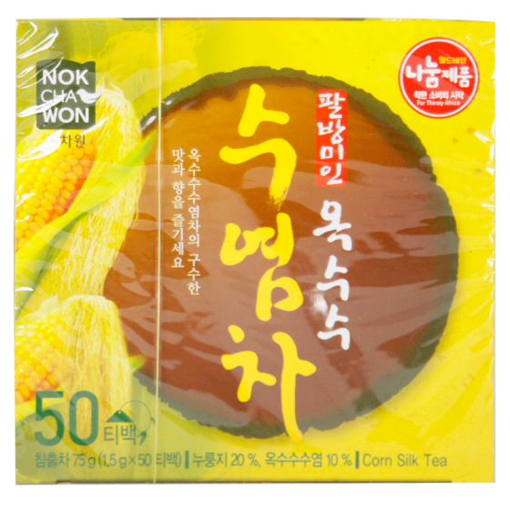 綠茶園玉米鬚茶 녹차원 - 옥수수수염차 1.5g/50包/盒 全新 G-5266