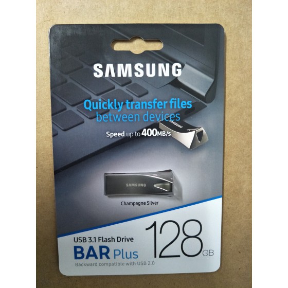 Samsung BAR Plus USB 3.1 Flash Drive 128GB 全新 G-5453